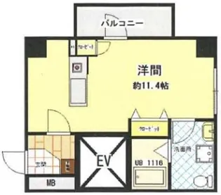 エスペランサ豊玉【1階】の間取り
