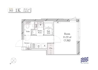 BLANCCOURT武蔵小山【3階】の間取り