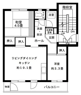 相模原田名 1号棟【4階】の間取り