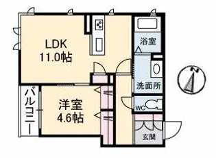ルヴニール【2階】の間取り