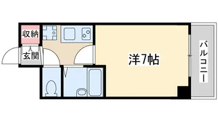 ライオンズマンション中之島【8階】の間取り