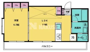 GAキューブ・ひかり【2階】の間取り
