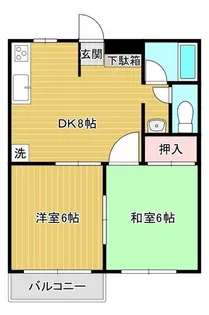 アビタシオンM【2階】の間取り
