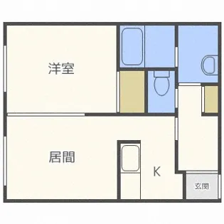 K’s Kowa N20【4階】の間取り