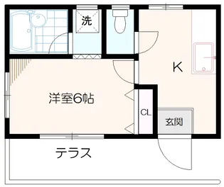 サンオーシャン【1階】の間取り