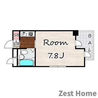 ジョイフル北武庫之荘【1階】の間取り