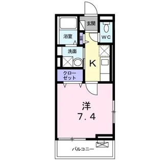 ブレヴィエII【2階】の間取り