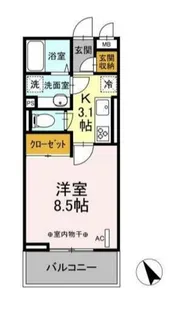 Grand station 宮上I【1階】の間取り