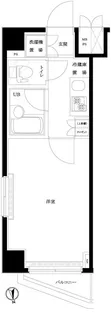 ルーブル浜田山【4階】の間取り