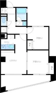 ベル・ウッドトミー【6階】の間取り