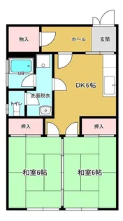 コーポ大安【2階】の間取り