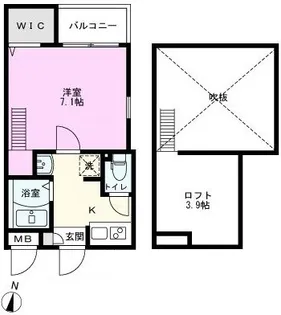 GOLD Ai【3階】の間取り