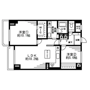 レジディア目白【8階】の間取り