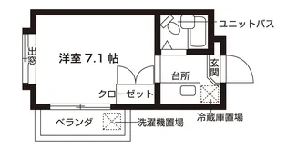 サンライト橋本【1階】の間取り