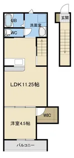 サンハイム寺尾駅A【2階】の間取り