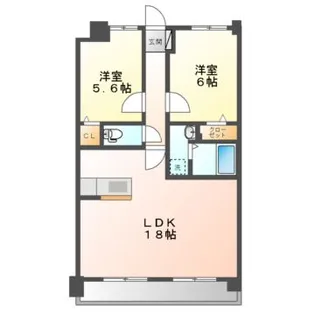 セレスト絆【8階】の間取り