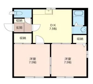 第二芙蓉ハイツ(3月末退去予定)【1階】の間取り