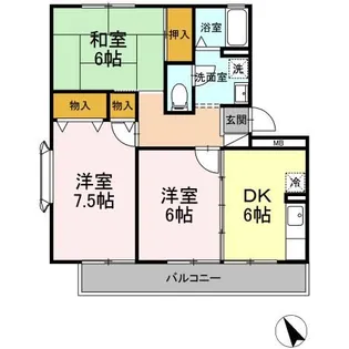 セ・モア B【2階】の間取り