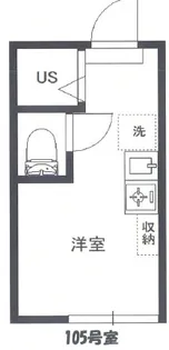 アークスハウス【1階】の間取り