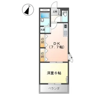 さくらハイムB【2階】の間取り