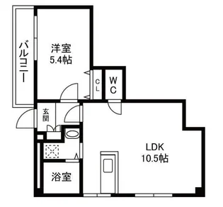 リバーレ双葉町【2階】の間取り