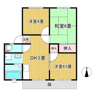 パークパナハイツ【1階】の間取り