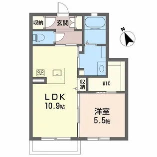 中日吉ヒルズ【2階】の間取り