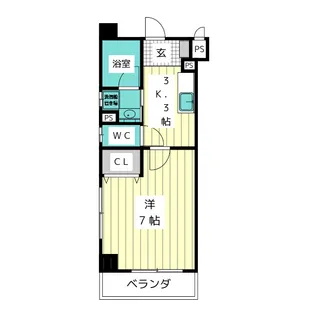 ラ・フォンテーヌ大須【3階】の間取り