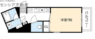 イーストクレセント【5階】の間取り
