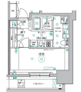 セジョリ西早稲田【10階】の間取り