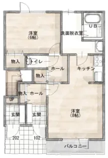 FUGA北の峰II【1階】の間取り