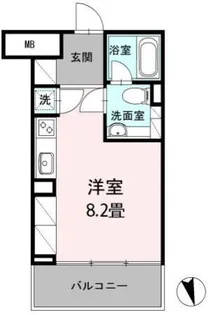 カスタリア目黒長者丸【3階】の間取り