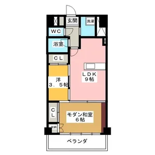 渋谷藤和コープ【11階】の間取り