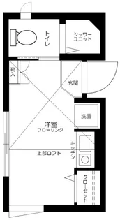 ファーストハウス北新宿【2階】の間取り