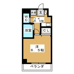 アスタリスク日吉【1階】の間取り