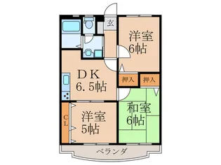 エルニド【3階】の間取り