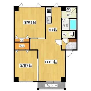 ココハウス【1階】の間取り