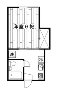 烏山ファーストハイツ-女性限定-【2階】の間取り