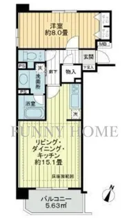 ファミール明大前【3階】の間取り