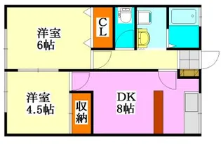 第3仲村ビル【2階】の間取り