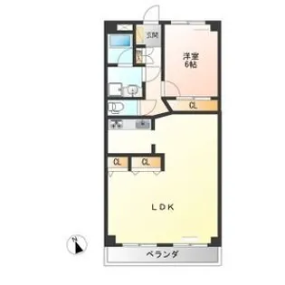 ネオニシキ【2階】の間取り