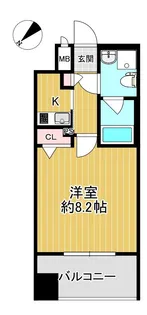 エフパルク県庁前【12階】の間取り