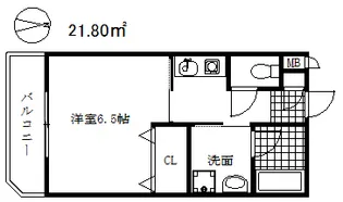 マイコート六甲1【3階】の間取り