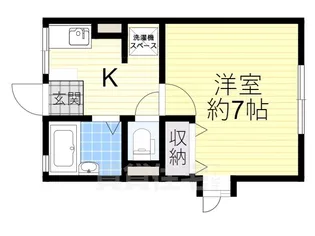ラ・テール千里園【1階】の間取り