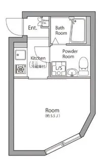 フォルティッシモアート西六郷【2階】の間取り