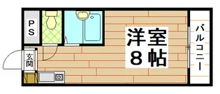 アミティ近大通り【4階】の間取り