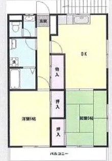 コーポ徳丸第一【2階】の間取り