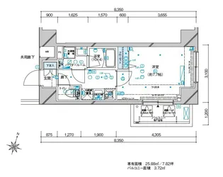 メインステージ板橋本町駅前II【2階】の間取り