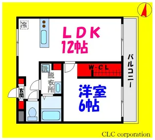 フローラ9【4階】の間取り