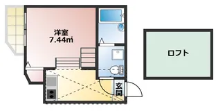スカイヒル新栄【2階】の間取り